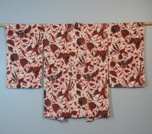 Intricate Design Vintage Silk Haori Jacket