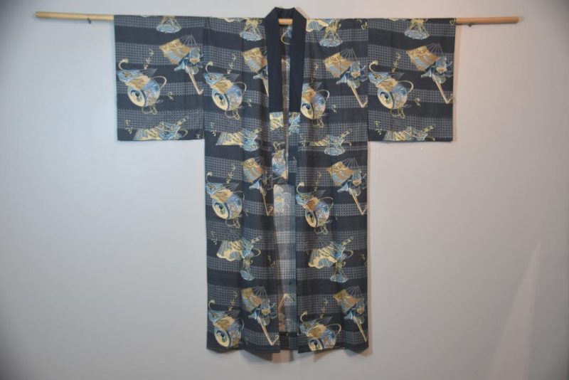 Drums and Fans Man's Kimono - Image 6