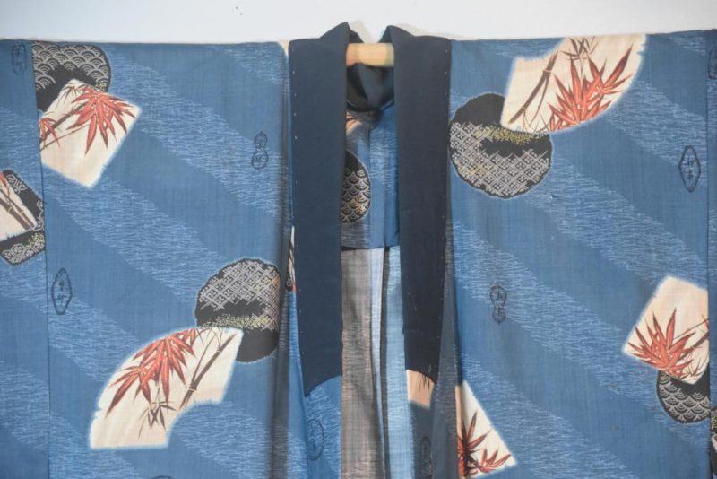 Bamboo and Fans Man's Kimono - Image 4