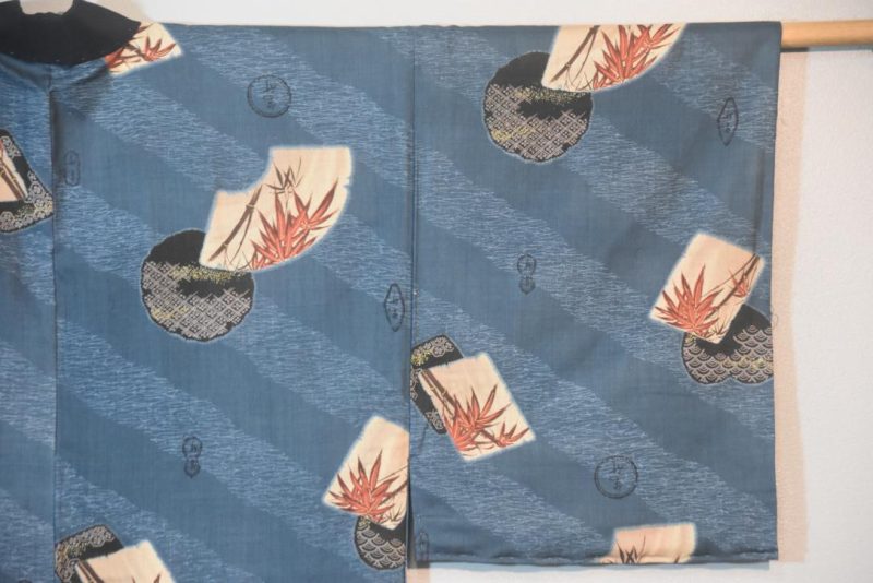 Bamboo and Fans Man's Kimono - Image 3