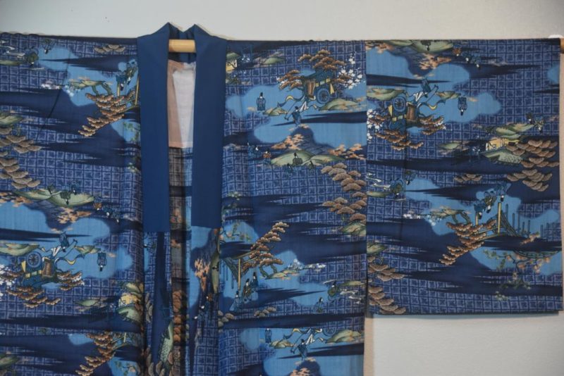 People and Landscapes Man's Kimono - Image 5