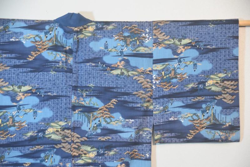 People and Landscapes Man's Kimono - Image 3