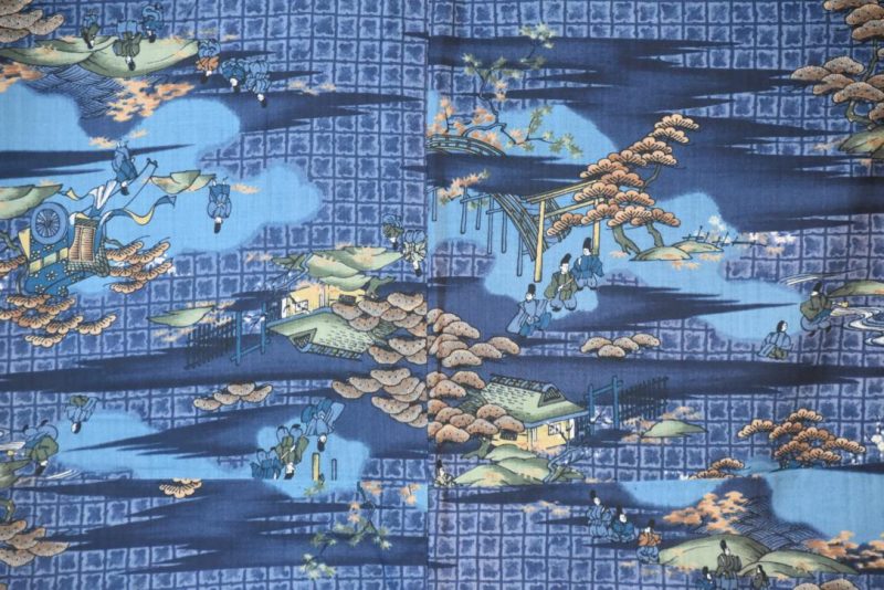 People and Landscapes Man's Kimono - Image 2