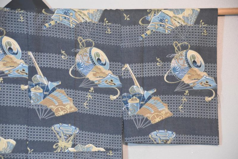 Drums and Fans Man's Kimono - Image 3