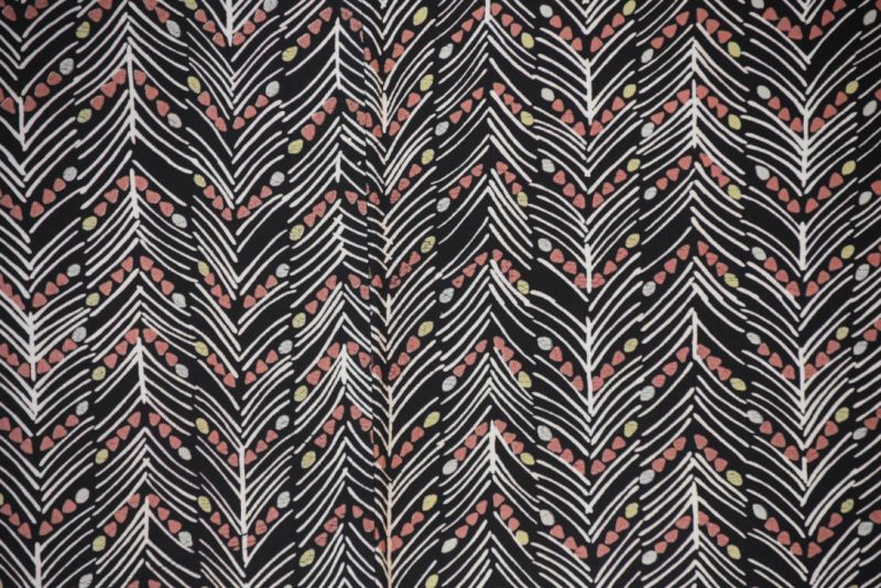 Geometrics Vintage Silk Haori Jacket - Image 2