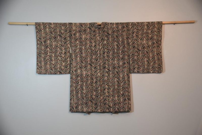 Geometrics Vintage Silk Haori Jacket