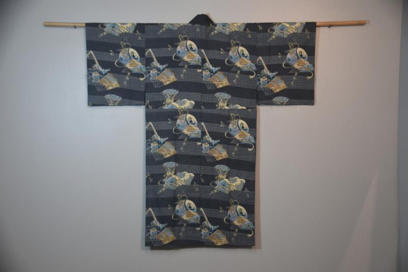 Drums and Fans Man's Kimono