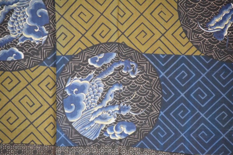 Dragon Vintage Japanese Silk Mans Haori (Kimono Jacket) - Image 2