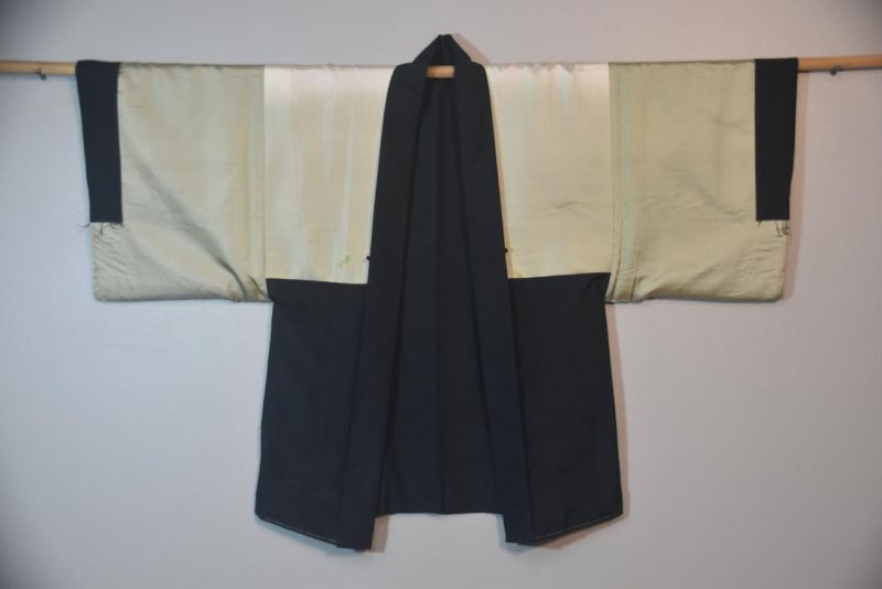 Tiger Vintage Japanese Silk Mans Haori (Kimono Jacket) - Image 5