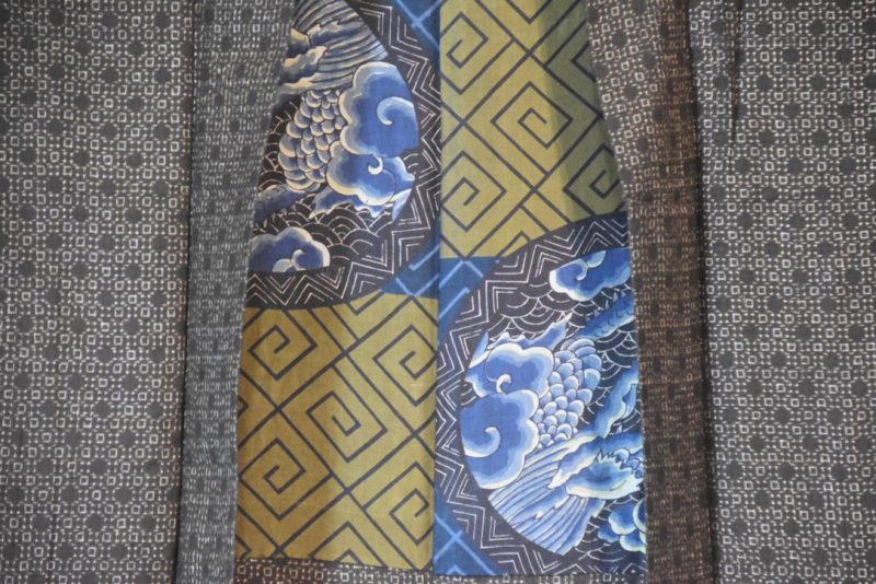 Dragon Vintage Japanese Silk Mans Haori (Kimono Jacket) - Image 7