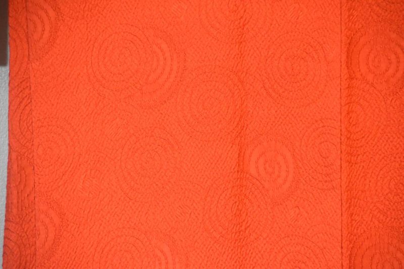 Russet Soft Silk Jacquard Haori Jacket - Image 2