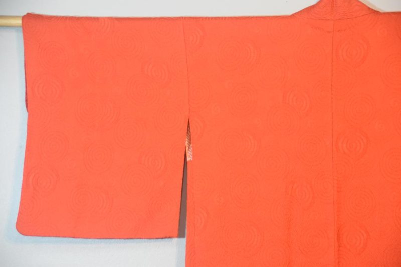 Russet Soft Silk Jacquard Haori Jacket - Image 8