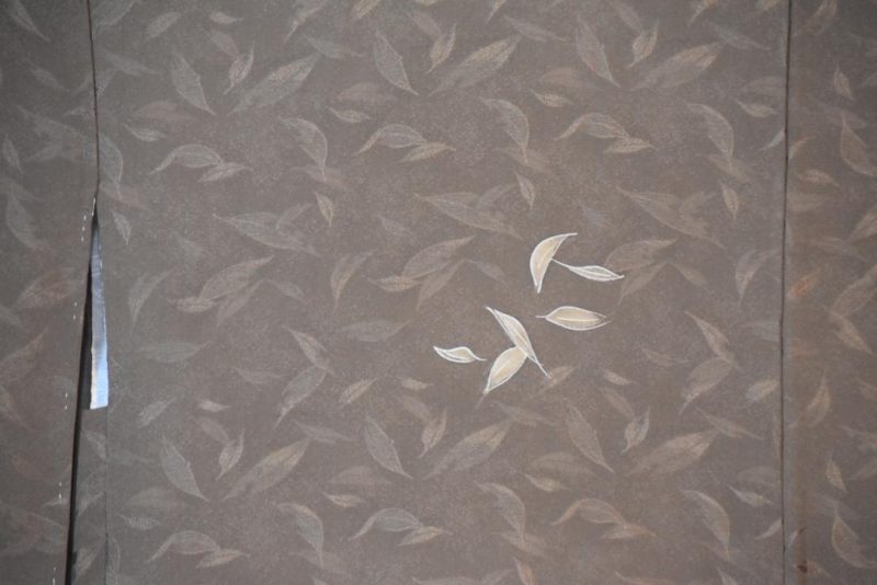 Falling Leaves Silk Jacquard Haori Jacket - Image 2