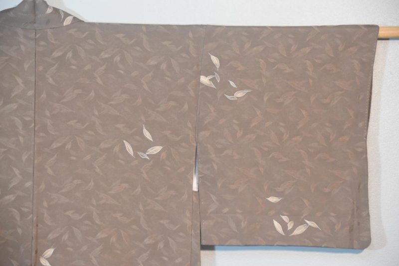 Falling Leaves Silk Jacquard Haori Jacket - Image 8