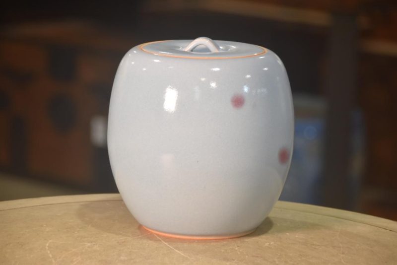 Duck Egg Blue Ceramic Mizuzashi Width:170mm
