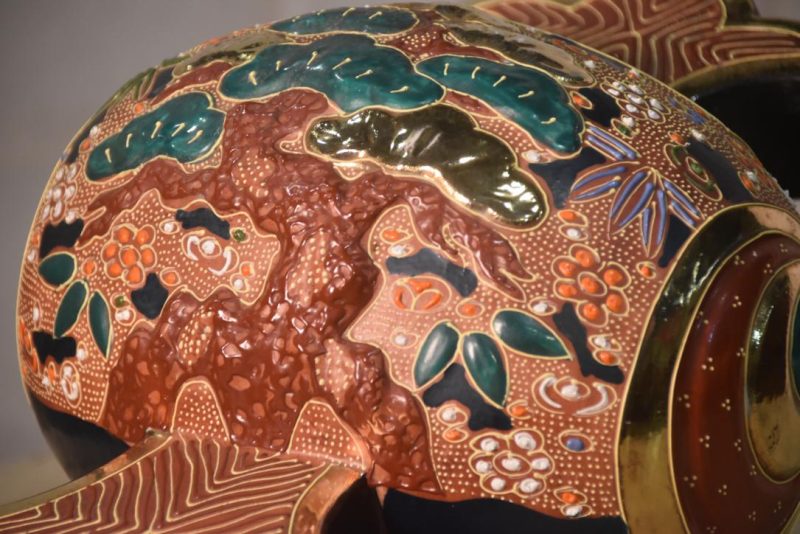 Kutani Pottery Wish Granting Mallet Width:330mm - Image 6