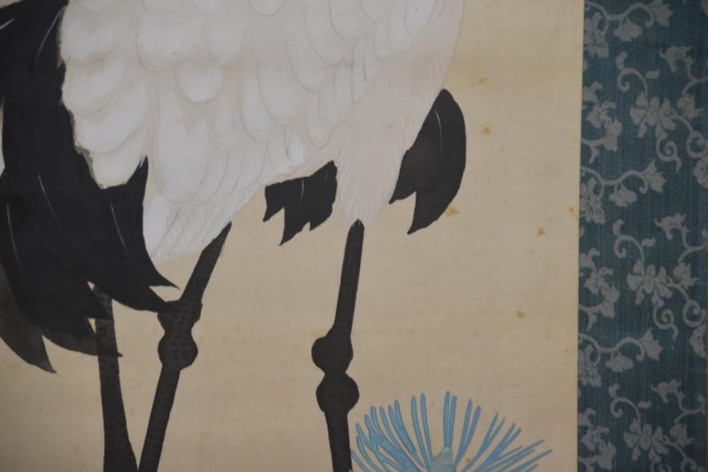 Japanese Cranes Scroll Height:2030mm - Image 9