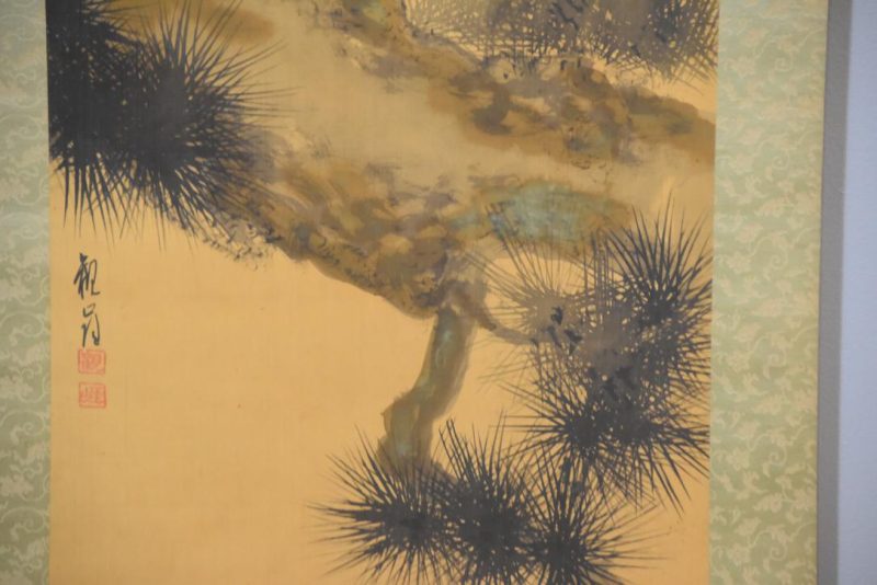 Birds and Pine Tree Scroll Height:2030mm - Image 4