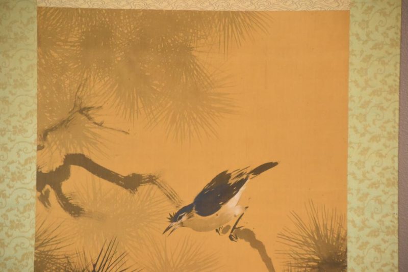 Birds and Pine Tree Scroll Height:2030mm - Image 3