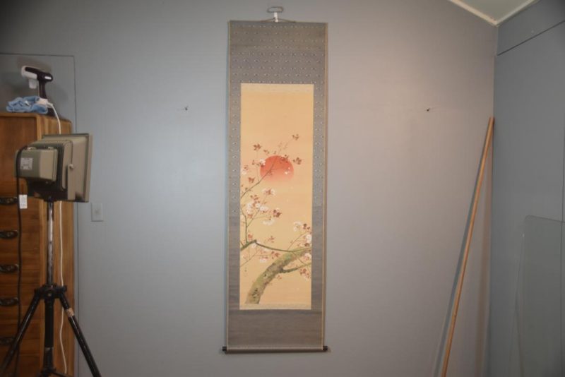 Rising Sun and Cherry Blossom Scroll - Image 8