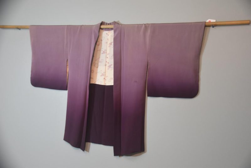 Faded Purple Silk Haori Jacket - Image 3