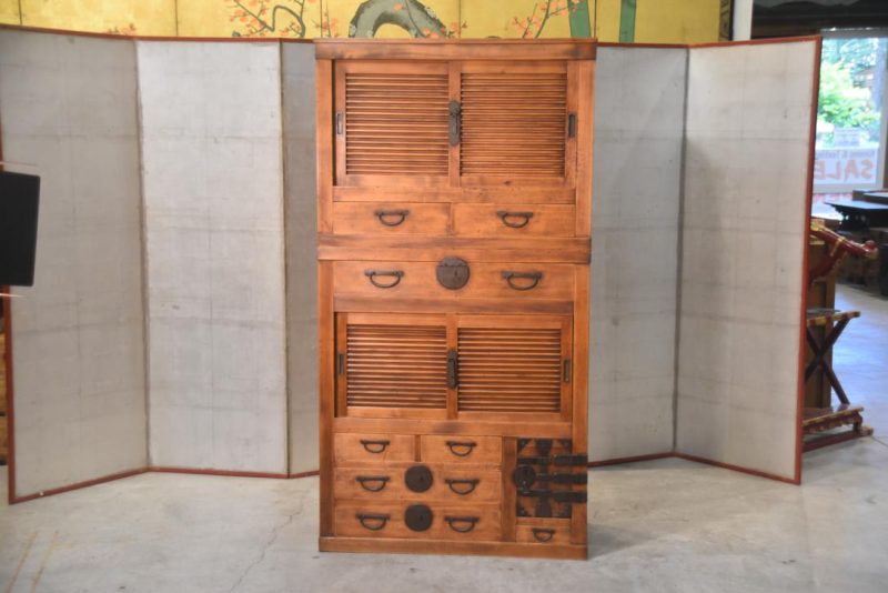 Gifu Region Merchant Chest (2 Sections) Width:900mm - Image 3