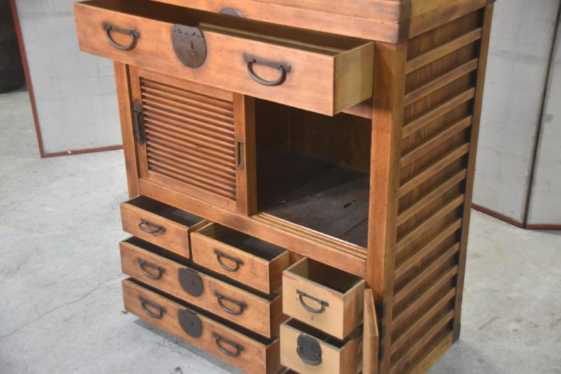 Gifu Region Merchant Chest (2 Sections) Width:900mm - Image 8