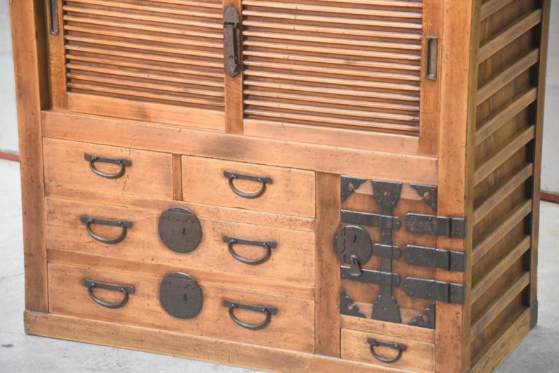 Gifu Region Merchant Chest (2 Sections) Width:900mm - Image 6