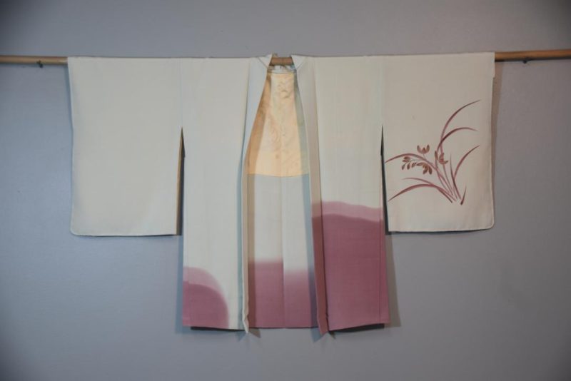 Reeds and Stream Vintage Silk Haori Jacket - Image 4