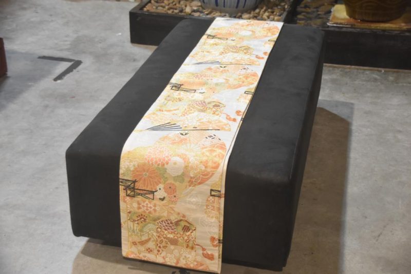 Vintage Maru Obi Sash Table Runner Length:4000mm