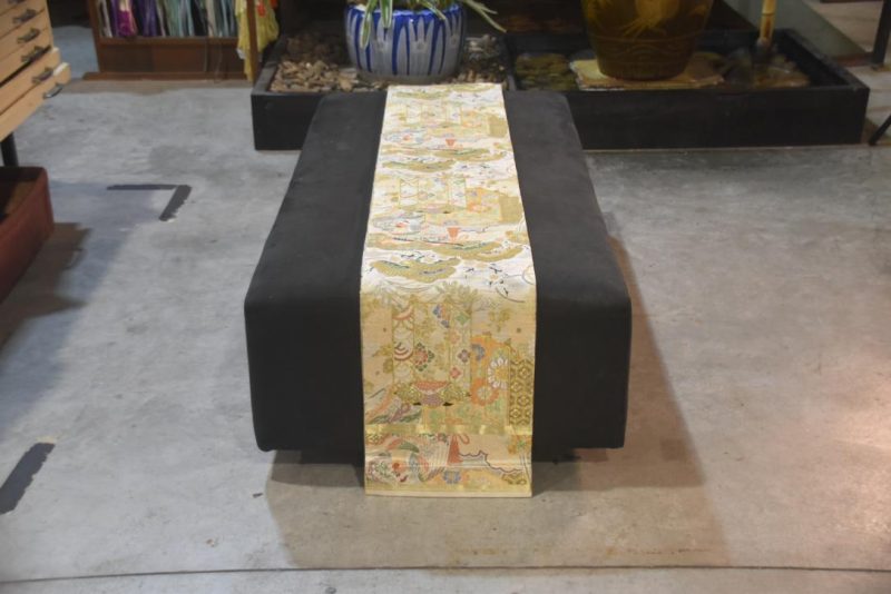 Vintage Maru Obi Sash Table Runner Length:4000mm