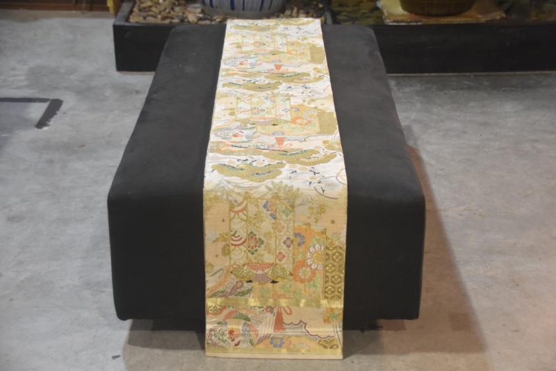 Vintage Maru Obi Sash Table Runner Length:4000mm - Image 4
