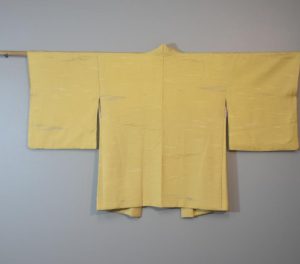 Soft Mustard with Metallic Vintage Haori Jacket
