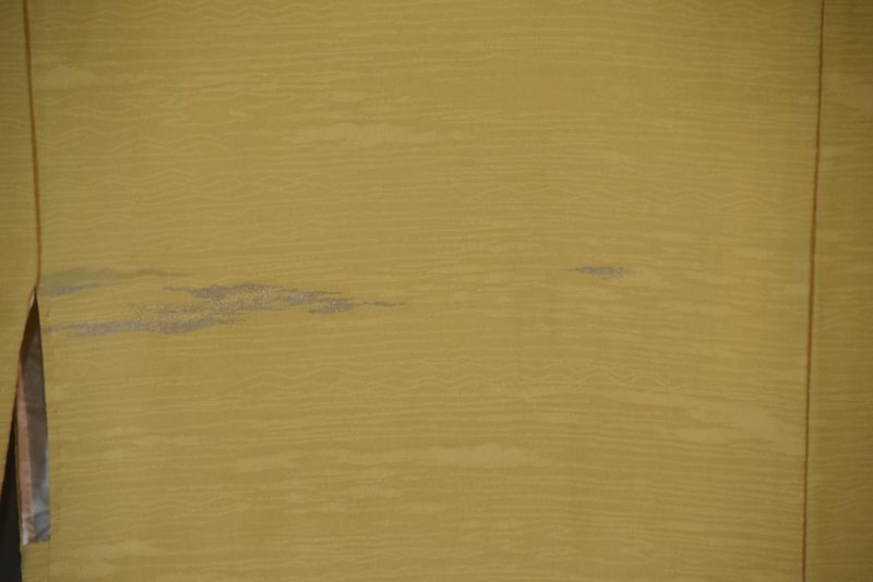 Soft Mustard with Metallic Vintage Haori Jacket - Image 2