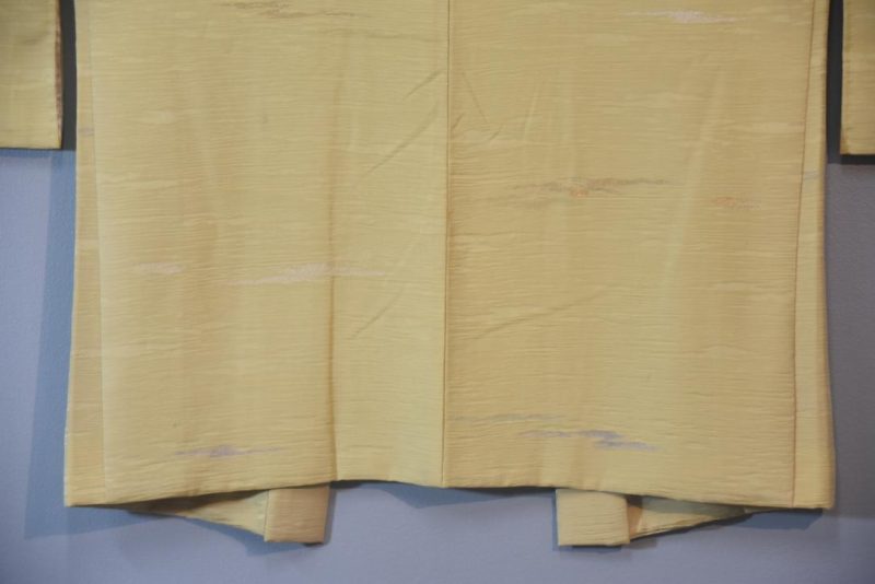 Soft Mustard with Metallic Vintage Haori Jacket - Image 7