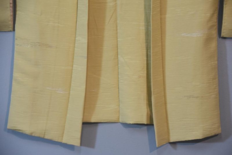 Soft Mustard with Metallic Vintage Haori Jacket - Image 10