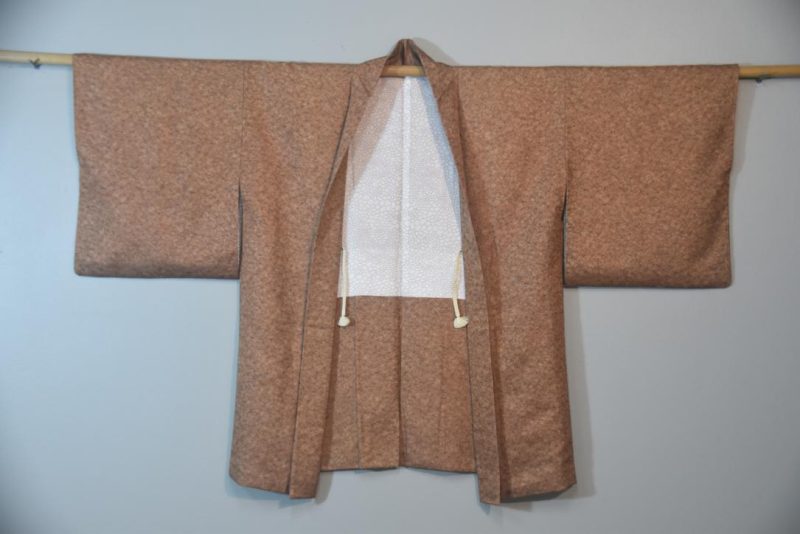 Leaves Vintage Japanese Silk Haori Jacket - Image 6