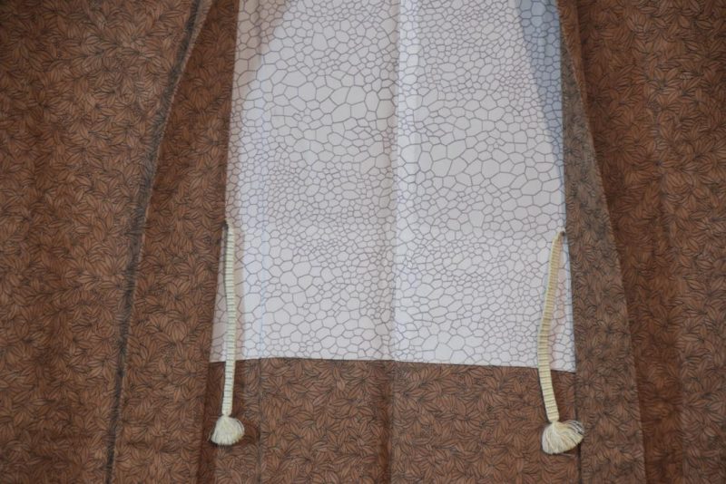 Leaves Vintage Japanese Silk Haori Jacket - Image 3