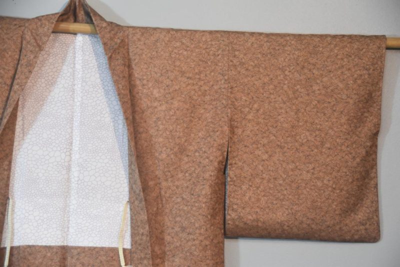 Leaves Vintage Japanese Silk Haori Jacket - Image 8