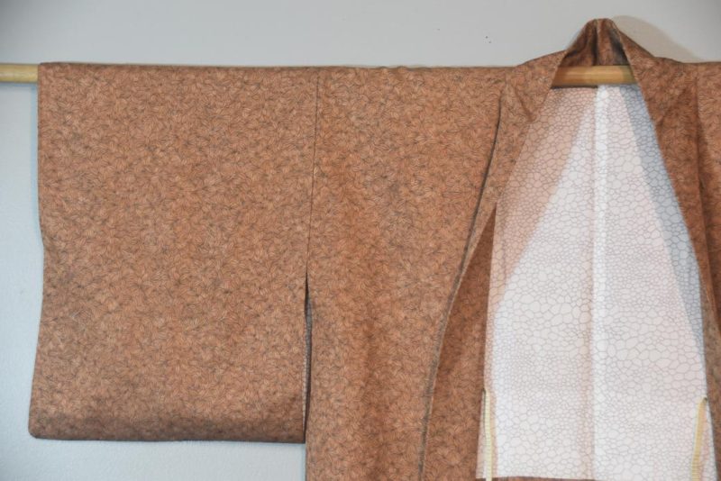 Leaves Vintage Japanese Silk Haori Jacket - Image 7