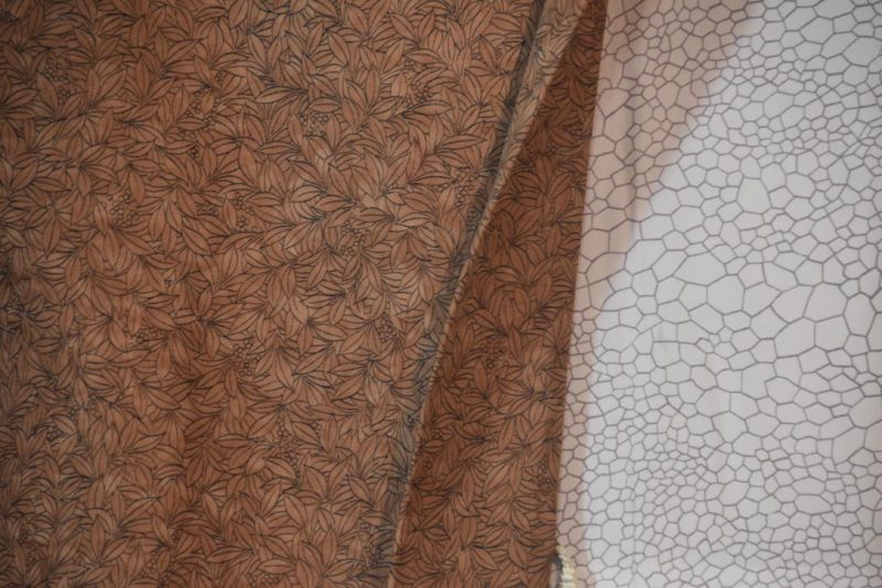 Leaves Vintage Japanese Silk Haori Jacket - Image 5