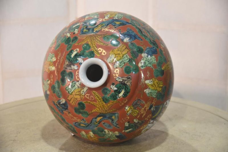 Japanese Arita Pottery Vase Width:220mm - Image 8