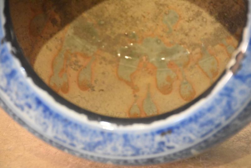 Blue and White Ceramic Hibachi Width:250mm - Image 7