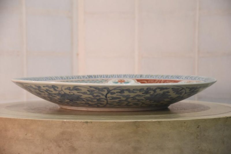Japanese Imari Ware Porcelain Plate Width:460mm - Image 7