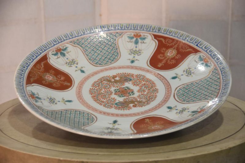 Japanese Imari Ware Porcelain Plate Width:460mm - Image 5
