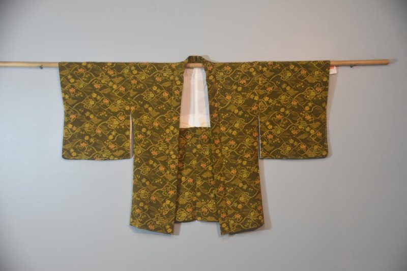 Olive Green Vintage Haori Jacket