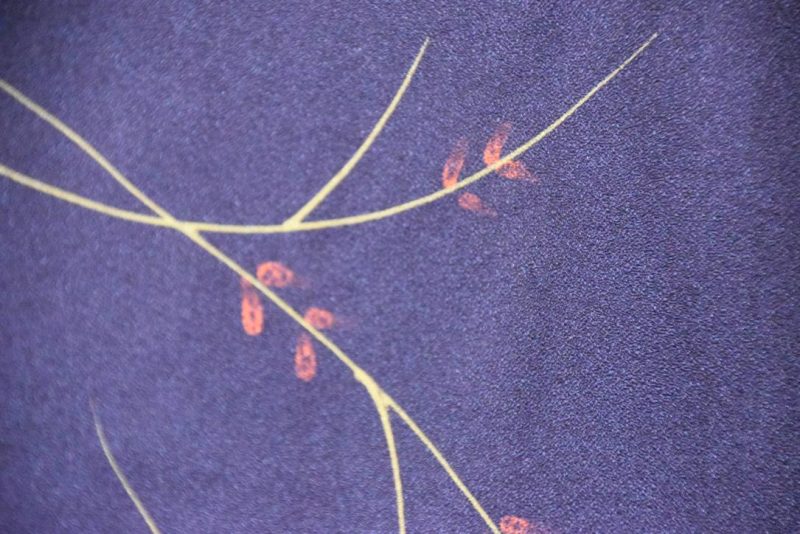 Deep Plum Vintage Haori Jacket - Image 4