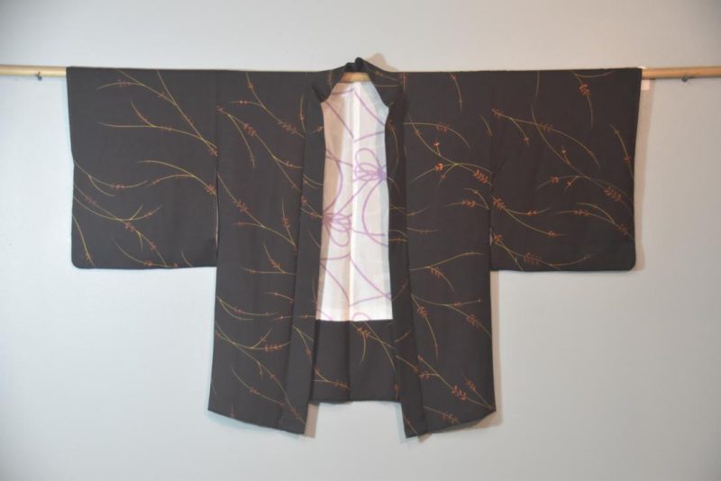 Deep Plum Vintage Haori Jacket