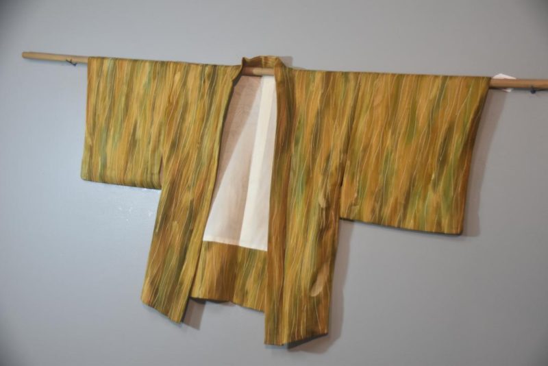 Lemon and Lime Vintage Haori Jacket - Image 4