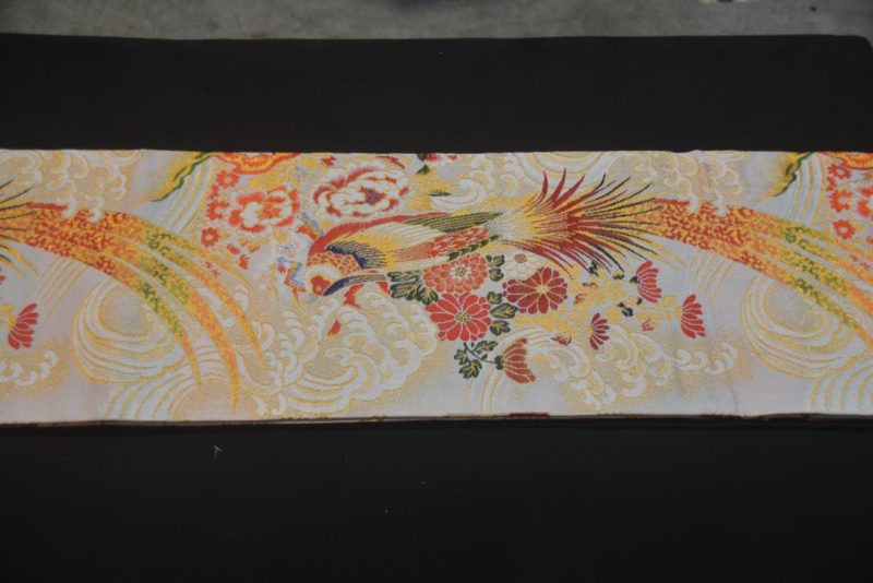 Double Sided Phoenix and Fans Obi/Table Runner Width:4000mm - Image 3